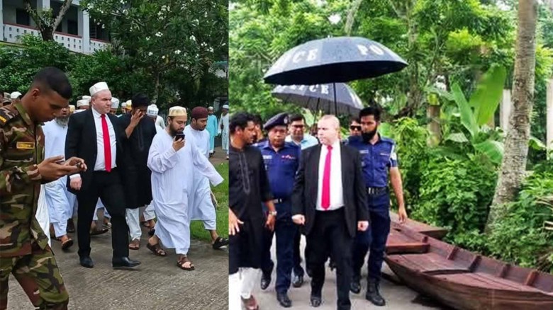 নেছারাবাদের নৌকার হাট ও ছারছীনা দরবার শরীফ পরিদর্শনে আলজেরিয়ার রাষ্ট্রদূত।...