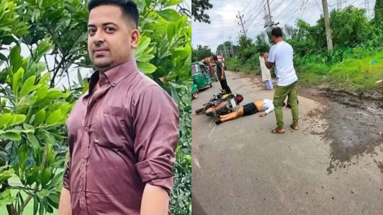 বুড়িচংয়ে মোটরসাইকেল দুর্ঘটনায় প্রবাস ফেরত যুবকের মর্মান্তিক 