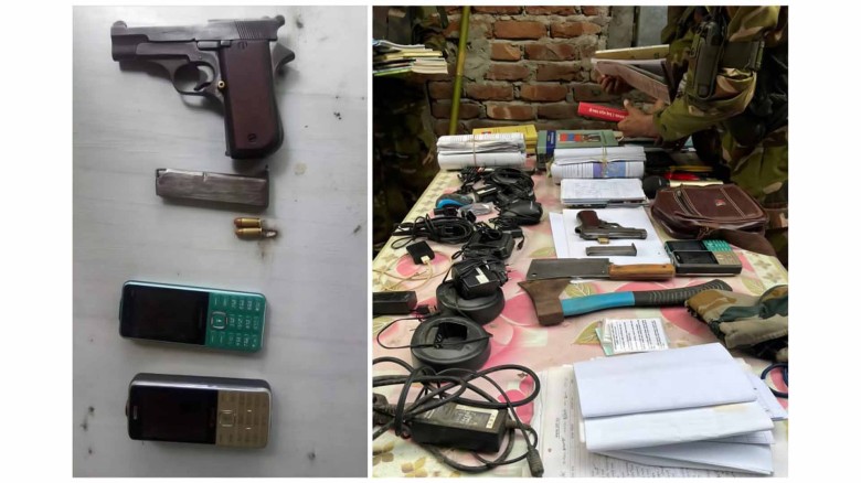 খাগড়াছড়ির পানছড়ি গহীন জঙ্গলের ইউপিডিএফ এর গোপন আস্তানা থেক