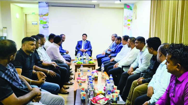 মালদ্বীপে হাইকমিশনারের সঙ্গে মালদ্বীপ বিএনপি নেতৃবৃন্দের মতব