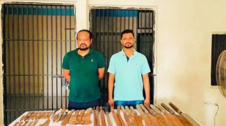 গাজীপুরে দেশি অস্ত্র ও গাঁজাসহ বিএনপি নেতা তানভীর সিরাজের ভা