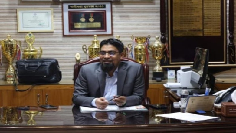 নেএকোনায় নতুন পুলিশ সুপার মোঃ তরিকুল ইসলামের দায়িত্ব গ্রহন।